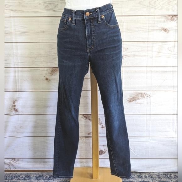 Madewell 9in High Rise Skinny Jeans in Larkspur Wash Tencel Edition Size 28 - Picture 3 of 11